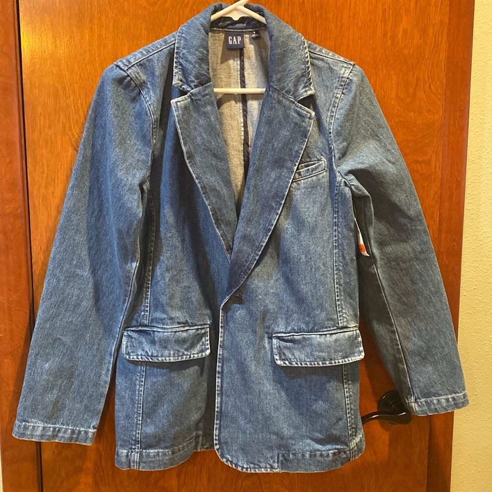 Gap Denim Blazer, size small.